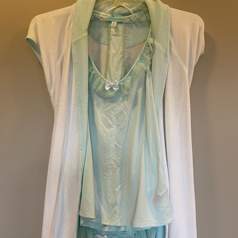 Betsey Johnson WIFEY bridal robe + lingerie set